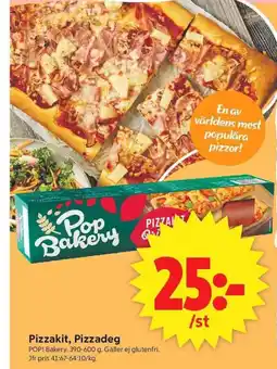 ICA Supermarket POP! Bakery Pizzakit, Pizzadeg erbjuda