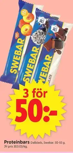 ICA Supermarket Proteinbars erbjuda
