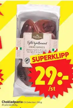 ICA Supermarket ICA Selection Chokladpasta erbjuda