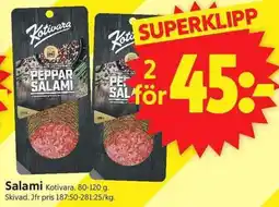 ICA Supermarket Kotivara Salami erbjuda