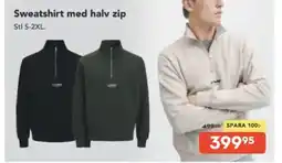 Bo Ohlsson Sweatshirt med halv zip erbjuda