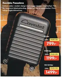 Bo Ohlsson Resväska Passadena erbjuda