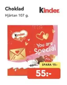 Bo Ohlsson Kinder Choklad erbjuda