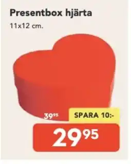 Bo Ohlsson Presentbox hjärta erbjuda