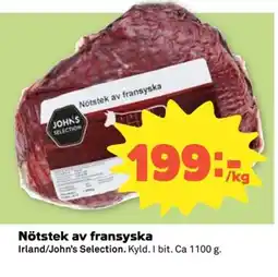 Coop Nötstek av fransyska erbjuda