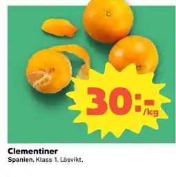 Coop Clementiner erbjuda