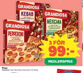 Coop GRANDIOSA Pizza erbjuda