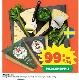 Coop Arla Klassikerost erbjuda