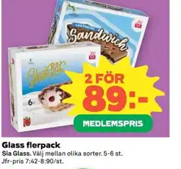 Coop Sia Glass flerpack erbjuda