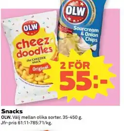 Coop OLW Snacks erbjuda