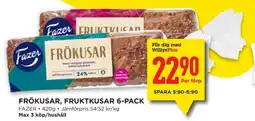 Willys FAZER Frökusar, fruktkusar 6-pack erbjuda