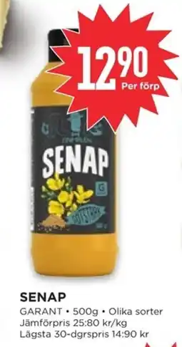 Willys GARANT Senap erbjuda