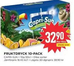 Willys CAPRI-SUN Fruktdryck 10-pack erbjuda