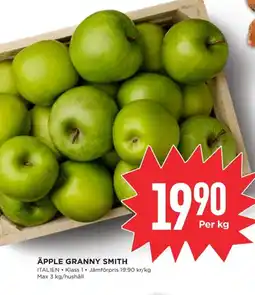 Willys Äpple Granny smith erbjuda