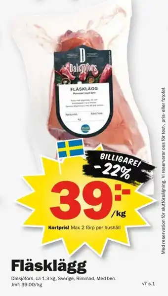 Dalsjöfors Fläsklägg