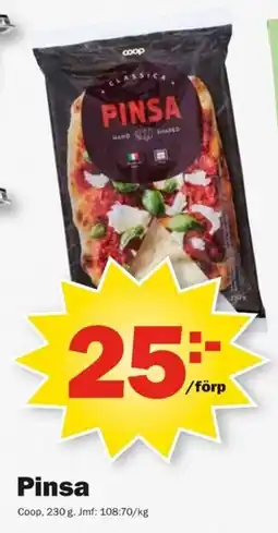 Pekås Coop Pinsa erbjuda