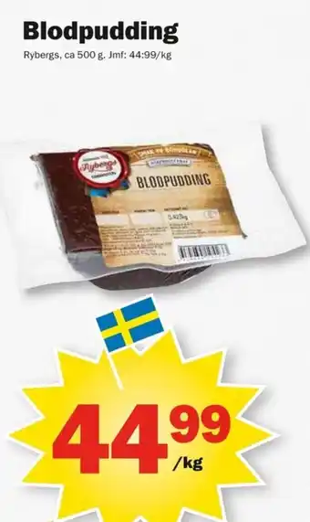 Pekås Rybergs Blodpudding erbjuda