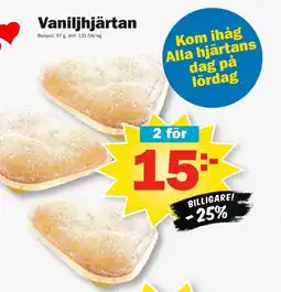 Pekås Vaniljhjärtan erbjuda