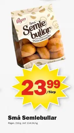 Pekås Pågen Små Semlebullar erbjuda