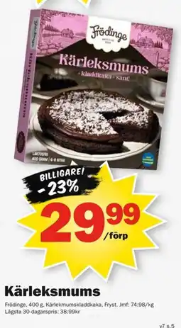 Pekås Frödinge Kärleksmums erbjuda