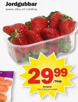 Pekås Jordgubbar erbjuda
