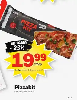 Pekås Coop Pizzakit erbjuda