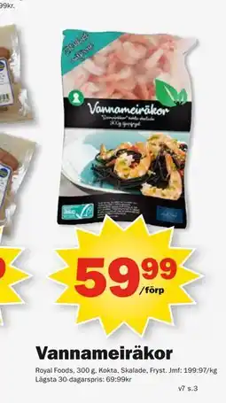 Pekås Vannameiräkor erbjuda