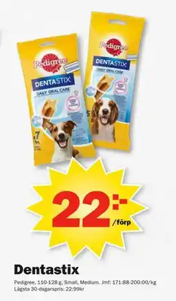 Pekås Dentastix erbjuda