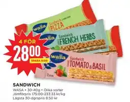 Willys SANDWICH erbjuda
