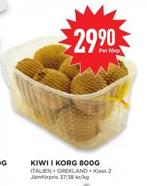 Willys KIWI I KORG 800G erbjuda