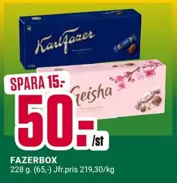 ÖoB FAZERBOX erbjuda