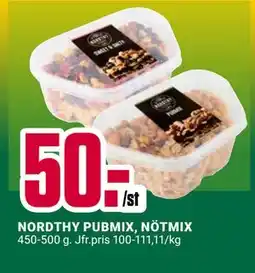 ÖoB NORDTHY PUBMIX, NÖTMIX erbjuda