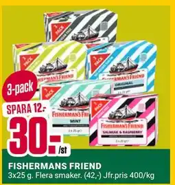 ÖoB FISHERMANS FRIEND erbjuda