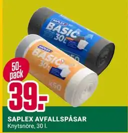 ÖoB SAPLEX AVFALLSPÅSAR erbjuda