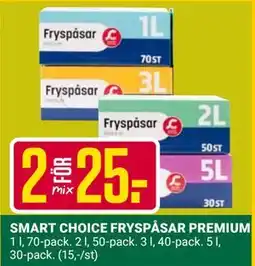 ÖoB SMART CHOICE FRYSPÅSAR PREMIUM erbjuda
