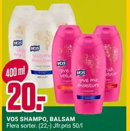 ÖoB VO5 SHAMPO, BALSAM erbjuda