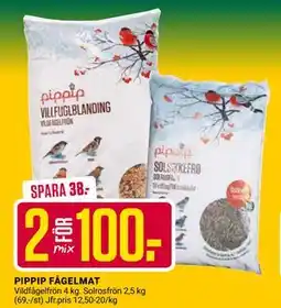 ÖoB PIPPIP FÅGELMAT erbjuda