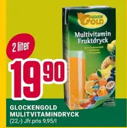 ÖoB GLOCKENGOLD MULITVITAMINDRYCK erbjuda