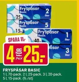 ÖoB FRYSPÅSAR BASIC erbjuda