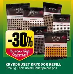ÖoB KRYDDHUSET KRYDDOR REFILL erbjuda