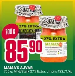 ÖoB MAMA’S AJVAR erbjuda