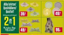 ÖoB Alla lyktor/ ljushållare/ ljusfat! erbjuda