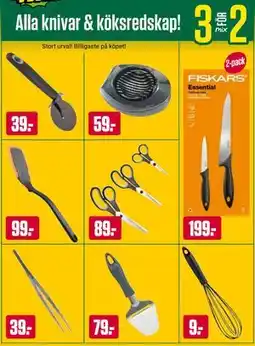 ÖoB Alla knivar & köksredskap! erbjuda