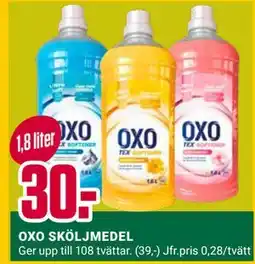 ÖoB OXO SKÖLJMEDEL erbjuda