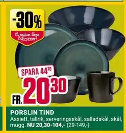 ÖoB PORSLIN TIND erbjuda
