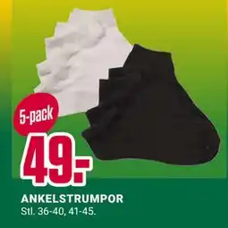 ÖoB ANKELSTRUMPOR erbjuda