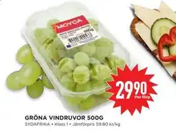 Willys Hemma GRÖNA VINDRUVOR 500G erbjuda