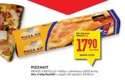 Willys Hemma PIZZAKIT, Medlemspris erbjuda