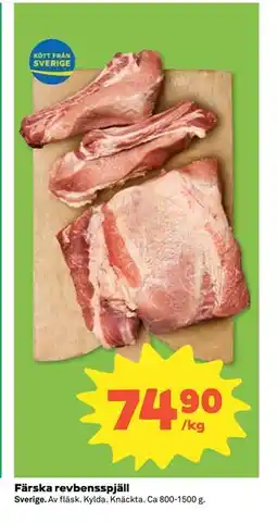 Coop Daglivs Färska revbensspjäll erbjuda
