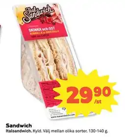 Coop Daglivs Sandwich erbjuda